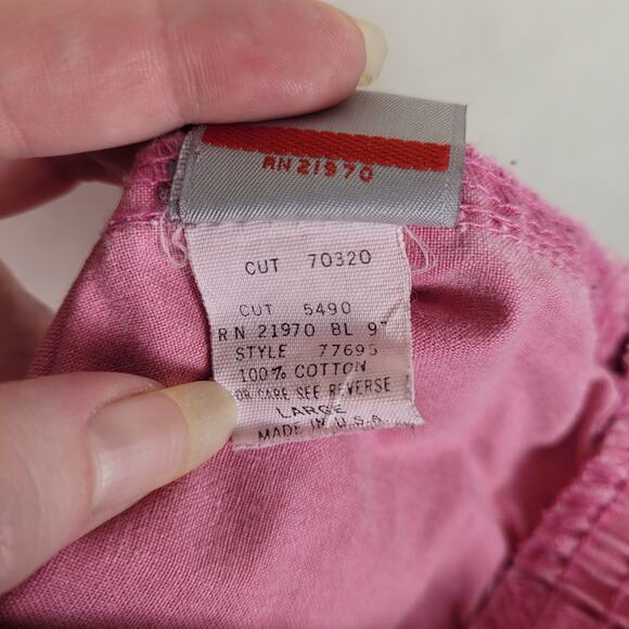 Vintage 90s Ocean Pacific Pink Cotton Board Shorts Size M Surf Retro Y2K USA - Picture 7 of 10